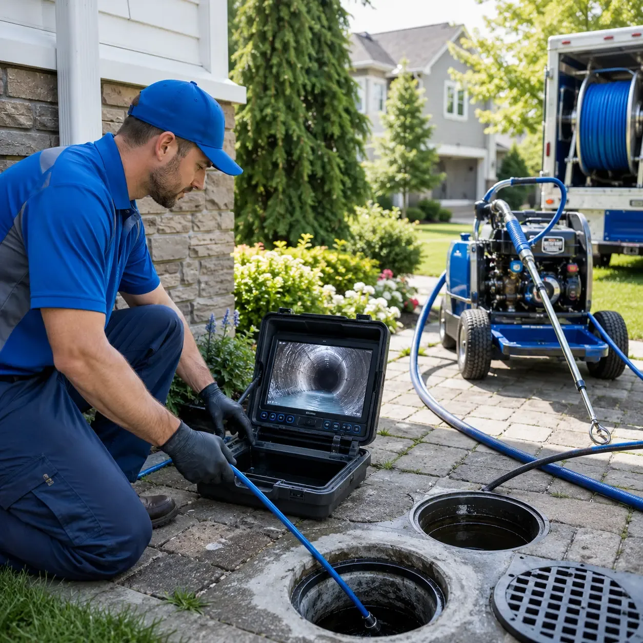 Outdoor drain cleaning professionals serving Scurry, TX